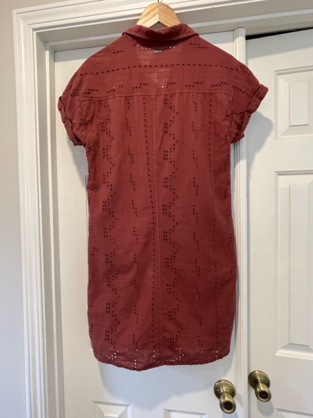 Prana Ladyland Eyelet Dress in Vino Small - Picture 6 of 11